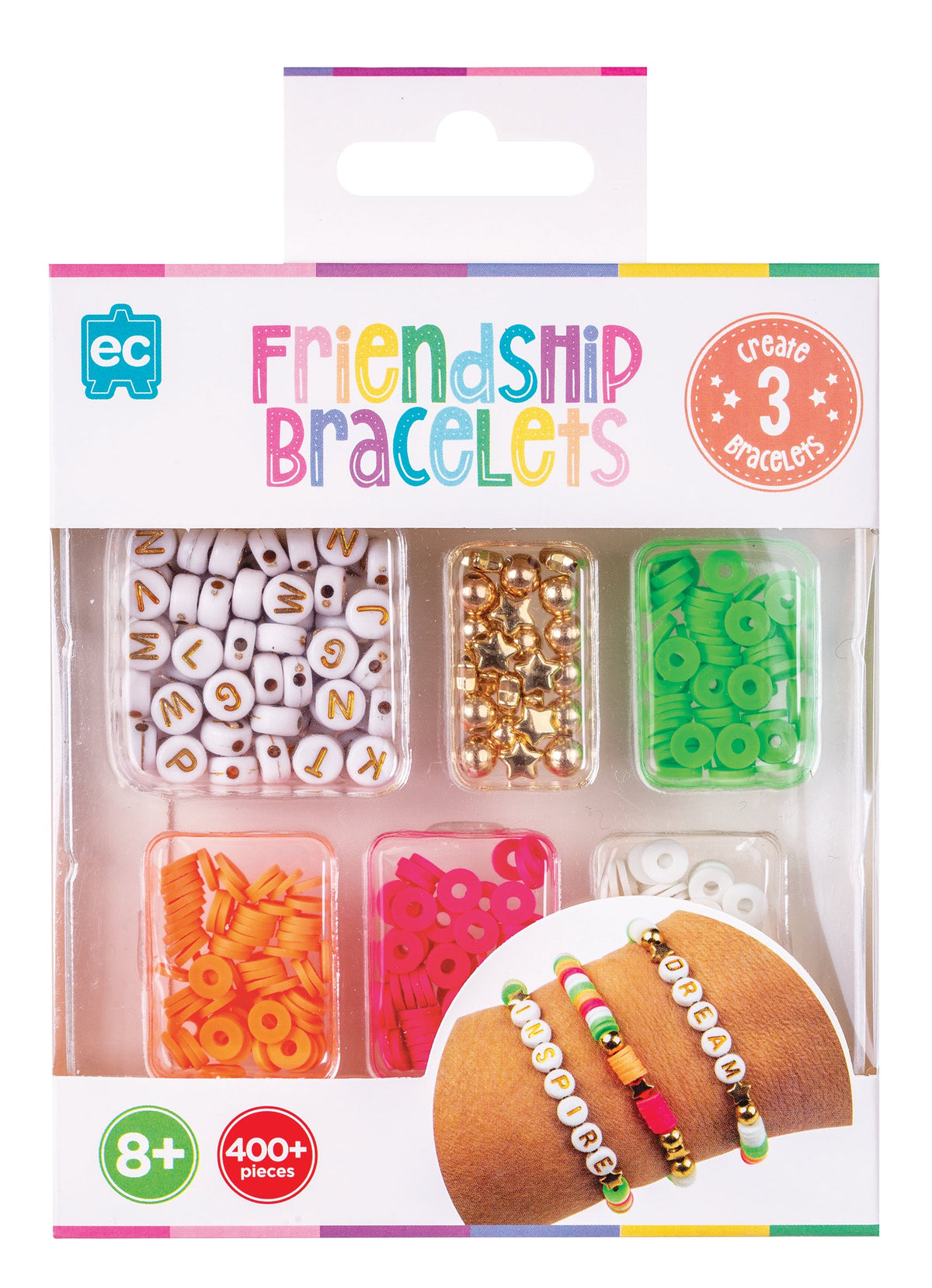 Educational Colours Friendship Bracelet Set - Fluoro