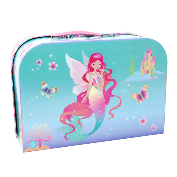 Pink Poppy Shimmering Mermaid 6 pc Kids Baking Set & Carry Case