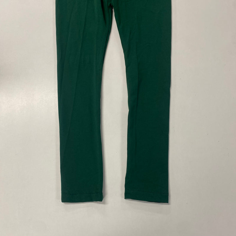 School Leggings straight leg in Lycra Green