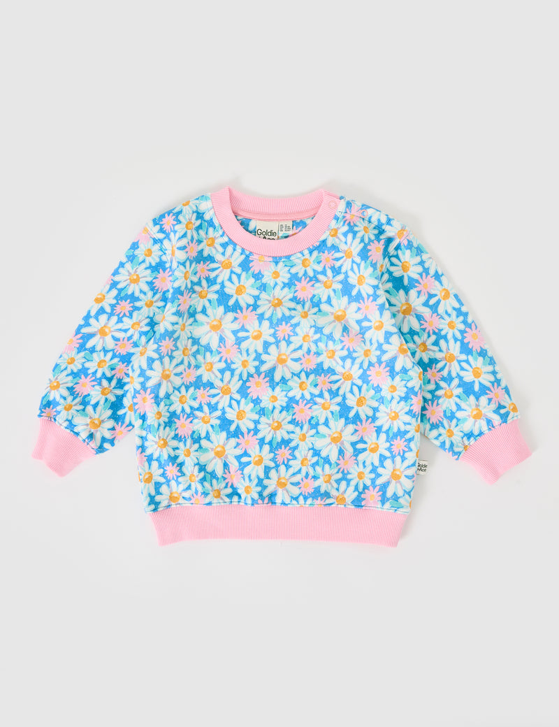 Goldie & Ace seaside relaxed terry sweater