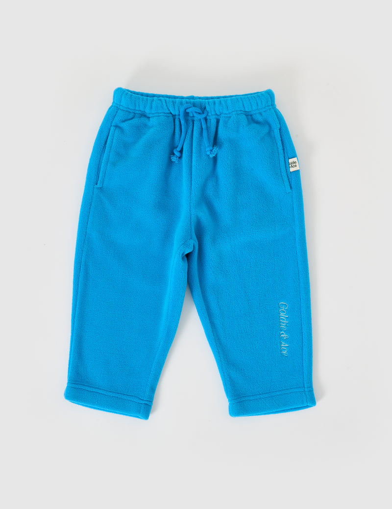 Goldie & Ace Bobbi polar fleece sweatpants lake in blue