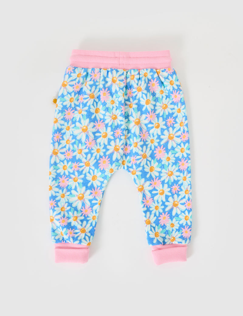 Goldie & Ace Seaside Daisy Terry Sweatpants in Seaside Daisy