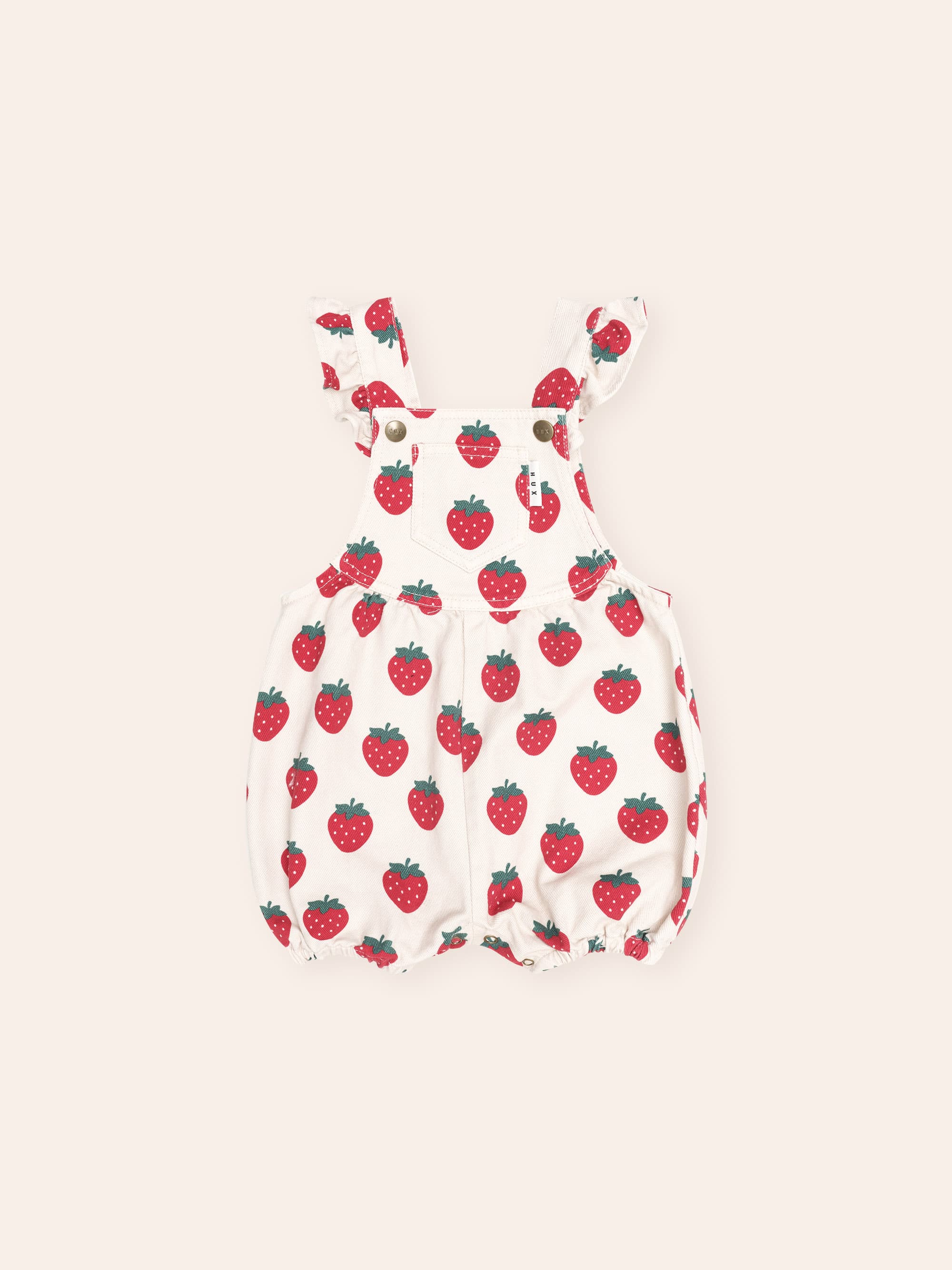 Huxbaby Strawberry Bubble Romper - Multi Strawberry