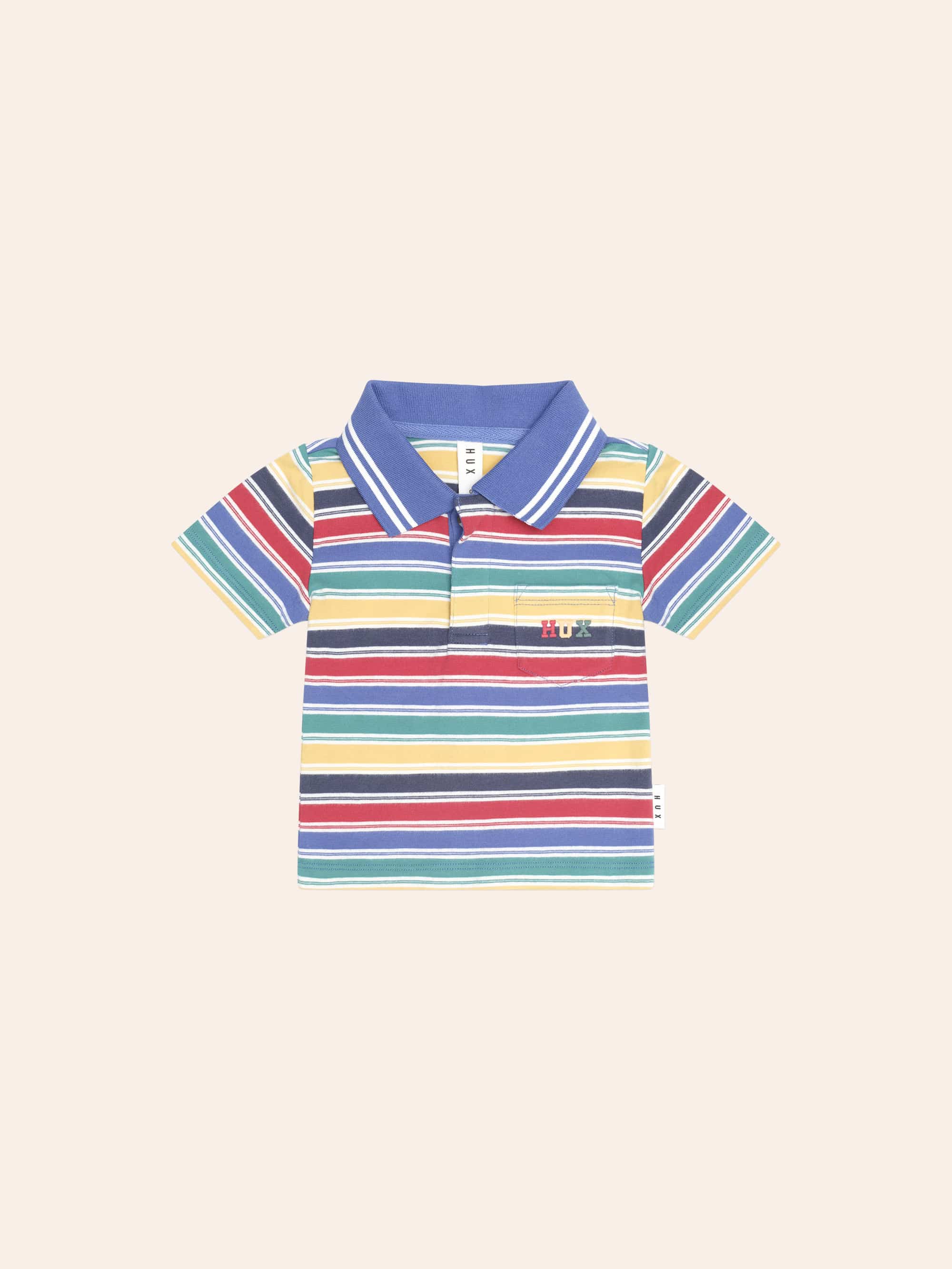 Huxbaby Vintage Stripe Hux Emb Polo - Multi