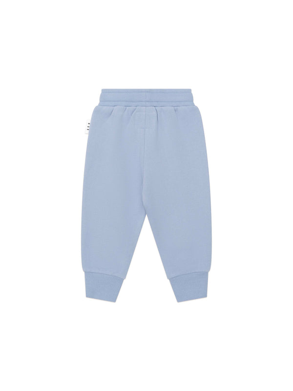 Huxbaby Stone Blue Furry Huxbear track pant in blue
