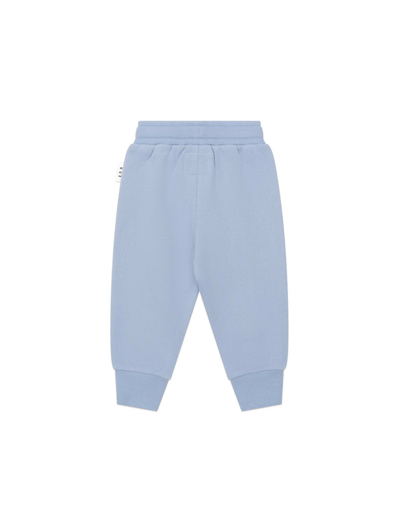 Huxbaby Stone Blue Furry Huxbear track pant in blue