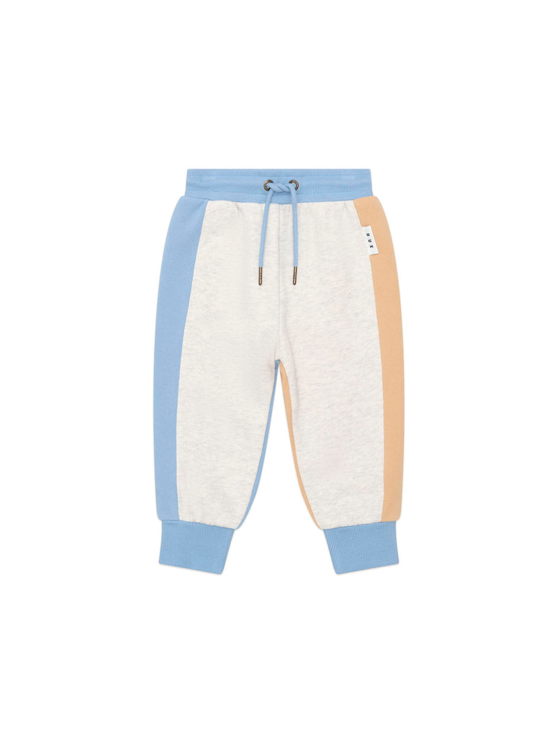 Huxbaby Retro splice track pant in multi