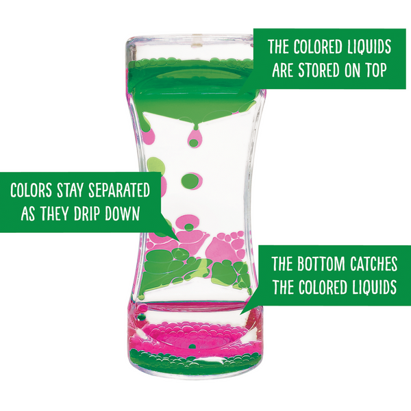 Teacher Created Resources Green & Pink Liquid Motion Bubbler