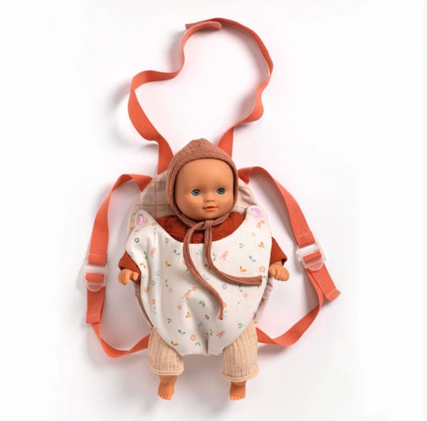 Djeco Lavender Baby Doll Carrier