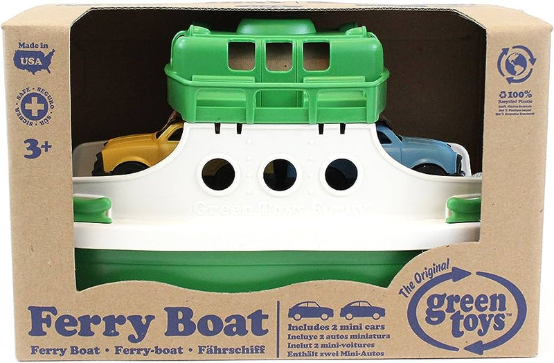 Green Toys Ferry Boat in Green and White