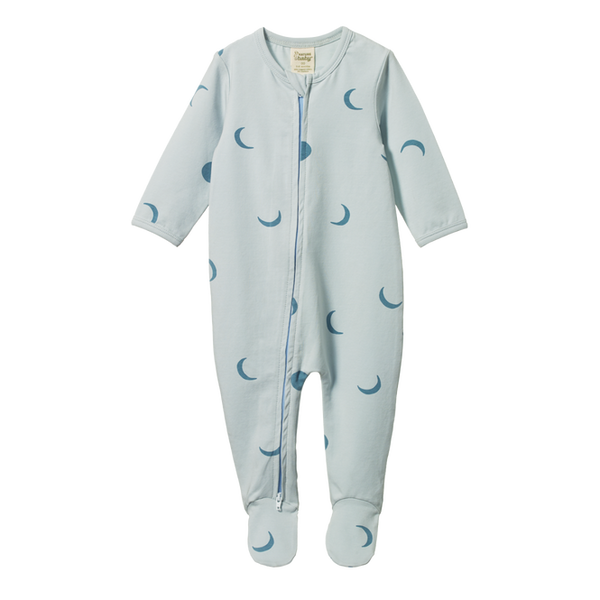 Nature Baby Dreamlands Suit Lunar Blue Print in Multi