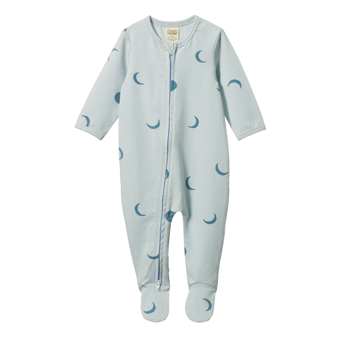 Nature Baby Dreamlands Suit Lunar Blue Print in Multi