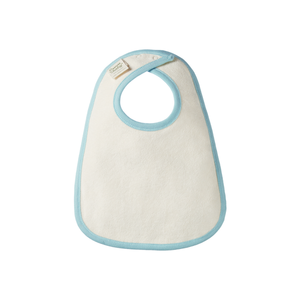 Nature Baby Bib Sea Blue Lamb Print in Multi 0-6m