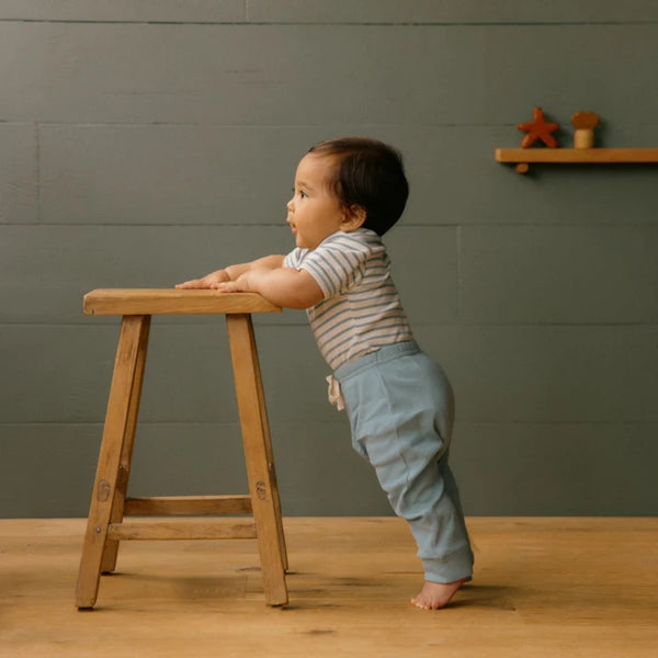 Nature Baby drawstring pant in mineral