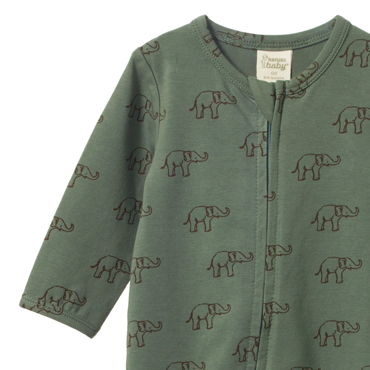Nature Baby Dreamlands Suit Elephant Sprout in Multi