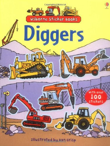 Usborne First Sticker Book - Diggers