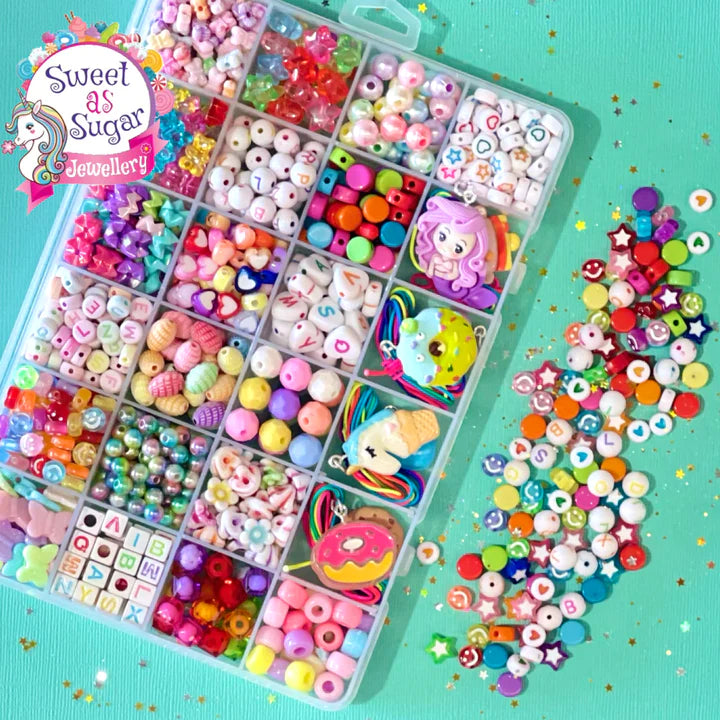 Sweet as Sugar Shapes & Colours Large Beading Kit