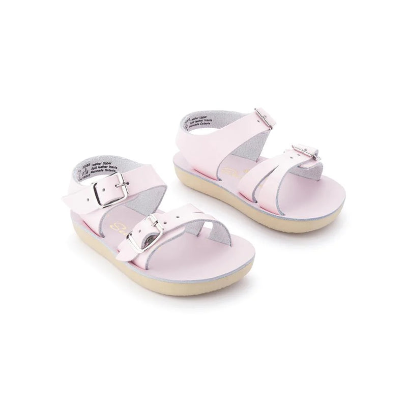Salt Water sandals Sea Wee Infant Tan & rose gold & pink