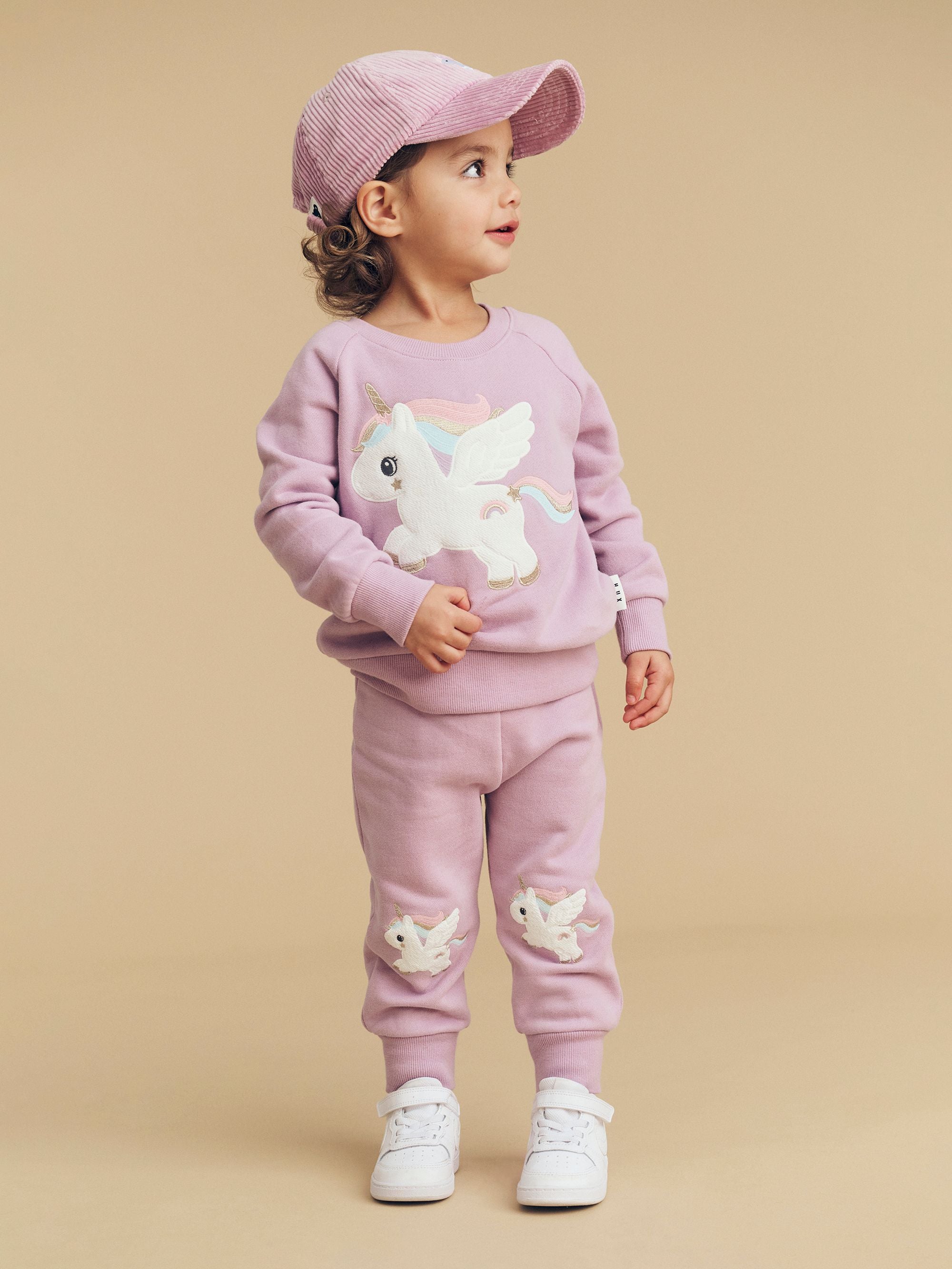 Huxbaby Magical Unicorn Sweatshirt Orchid in Purple