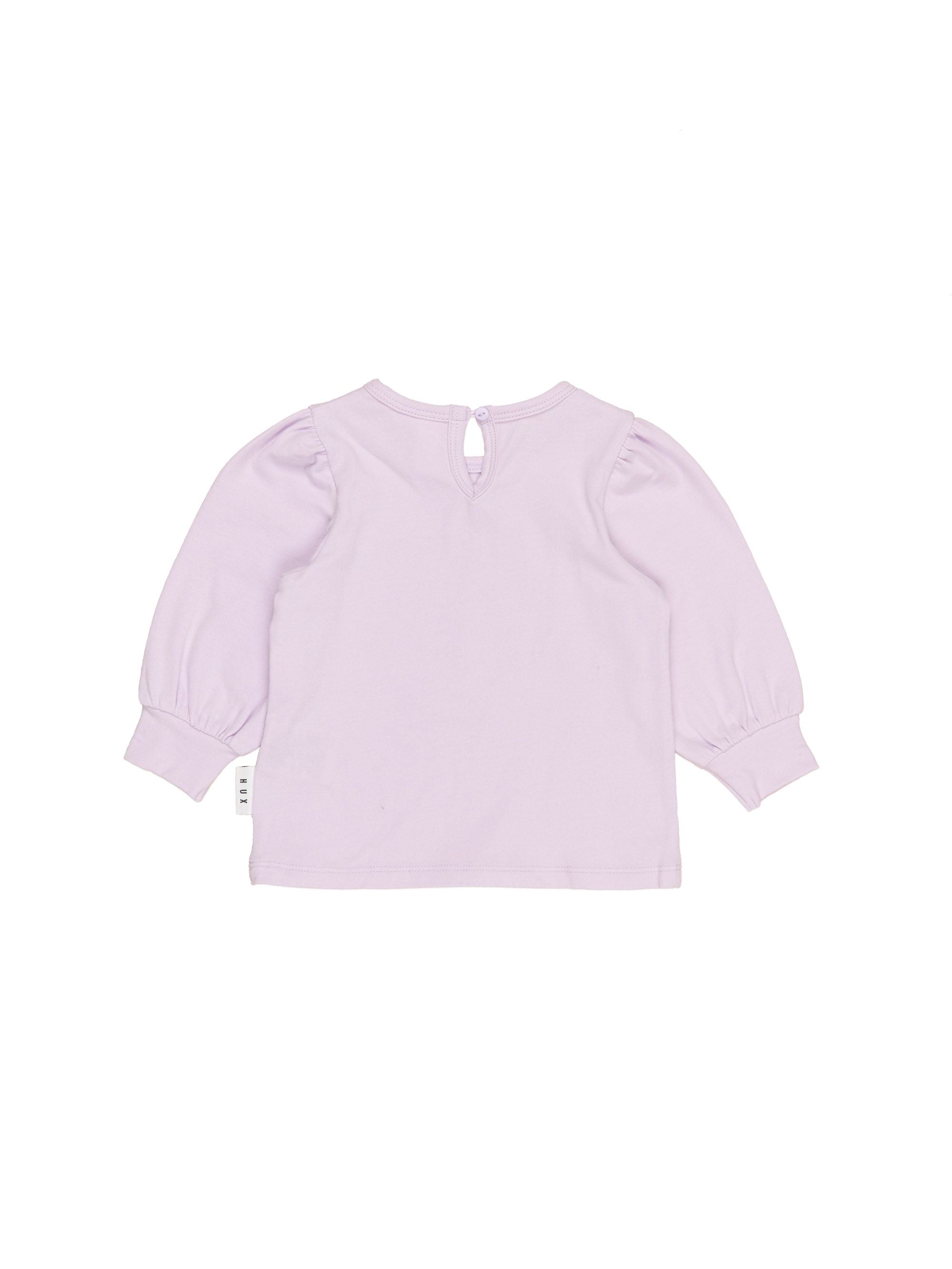 Huxbaby Magical Unicorn Puff Top Bright Orchid in Purple