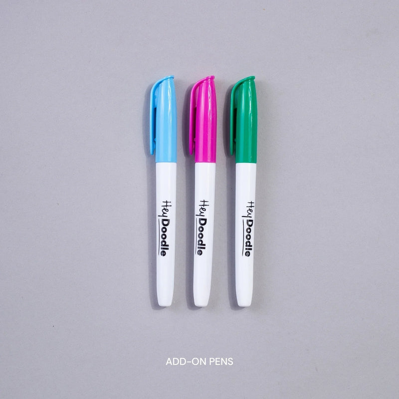 Hey Doodle Add-ons 3-Pen Set