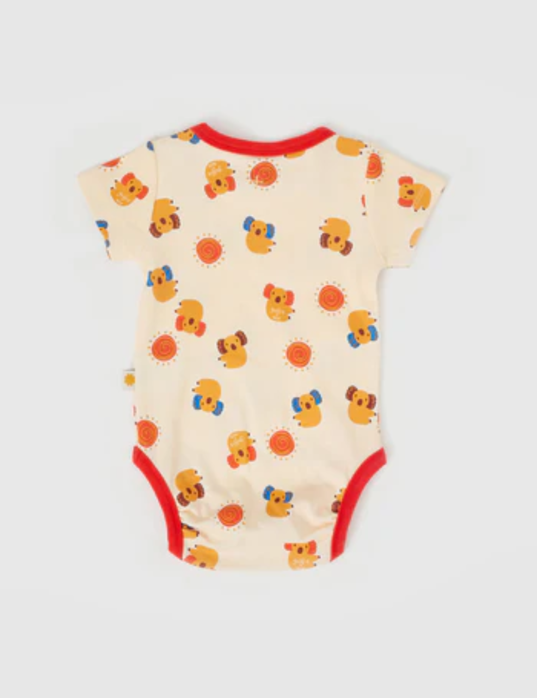 Goldie & Ace Klip on Koala Romper Vanilla in Cream