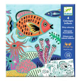 Djeco Under The Sea Colouring set