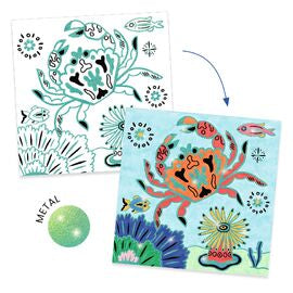 Djeco Under The Sea Colouring set