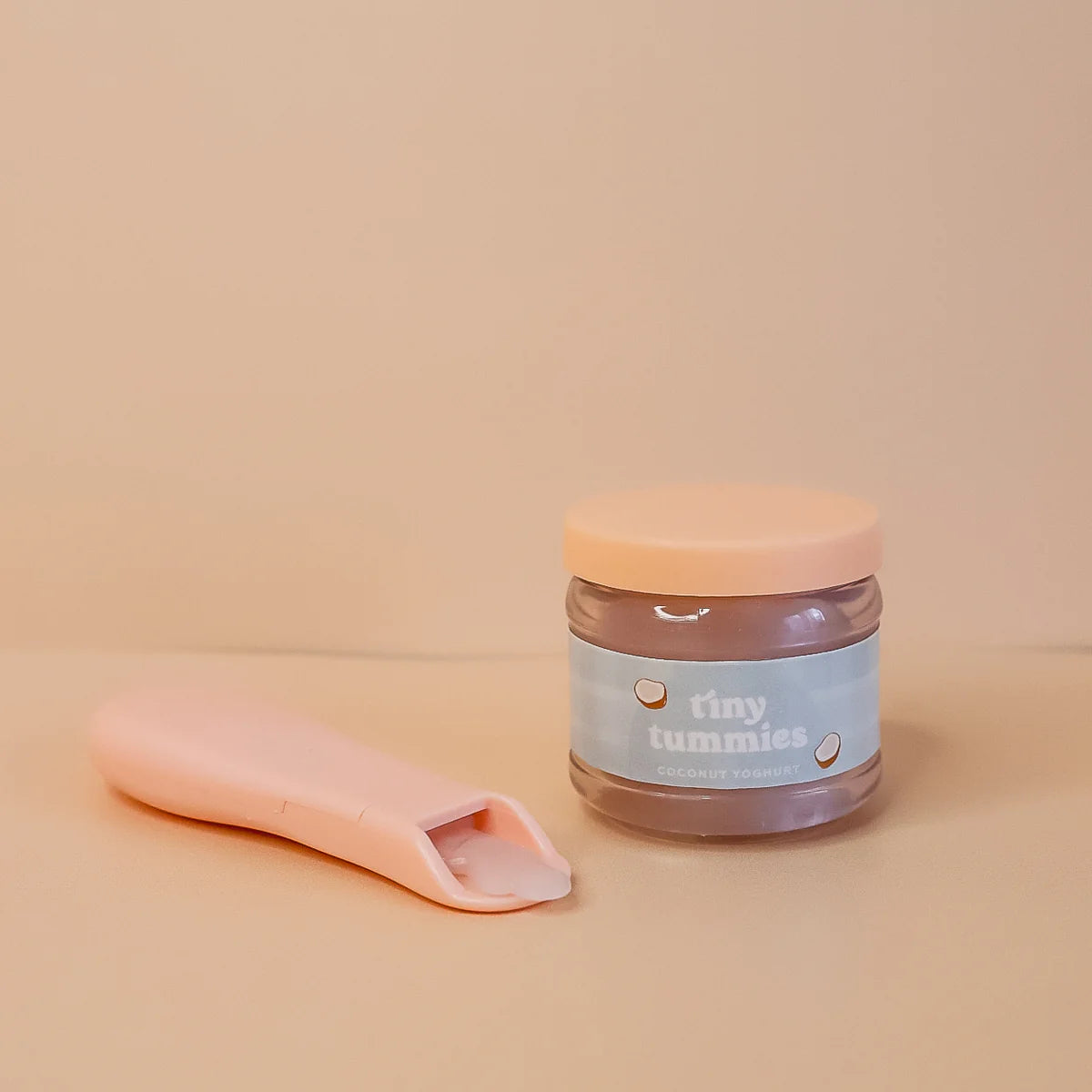 Tiny Harlow Food coconut yoghurt food jar and spoon set