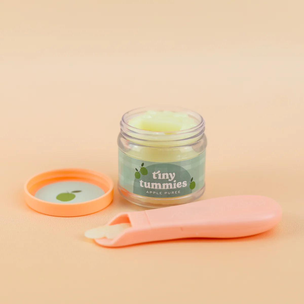 Tiny Harlow Food apple purée food jar and spoon set