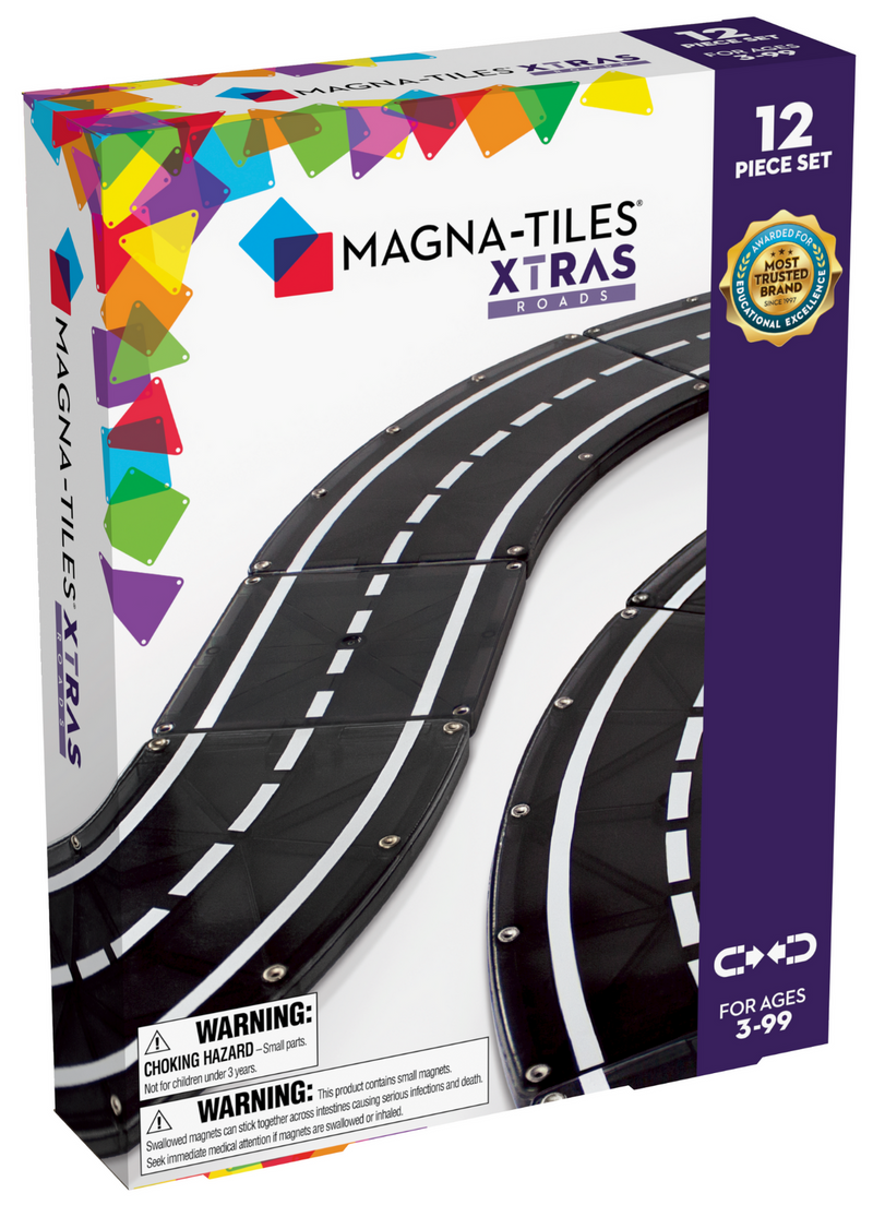Magna Tiles XTRA Roads - 12 piece set