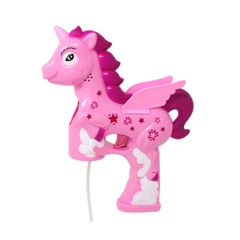 Pink Poppy light up bubble gun with sound