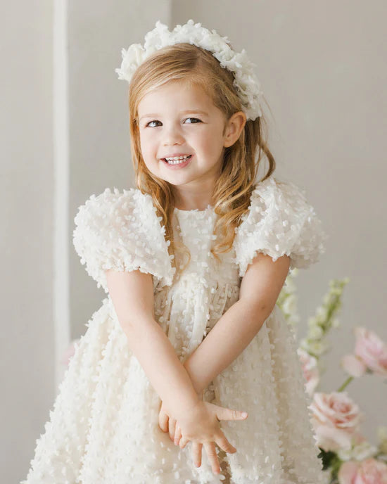 Noralee Luna Dress Ivory in Cream