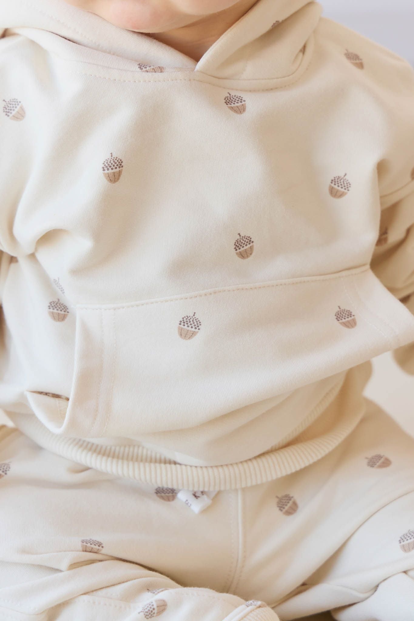 Jamie Kay Jalen track pant - acorns white cap gray