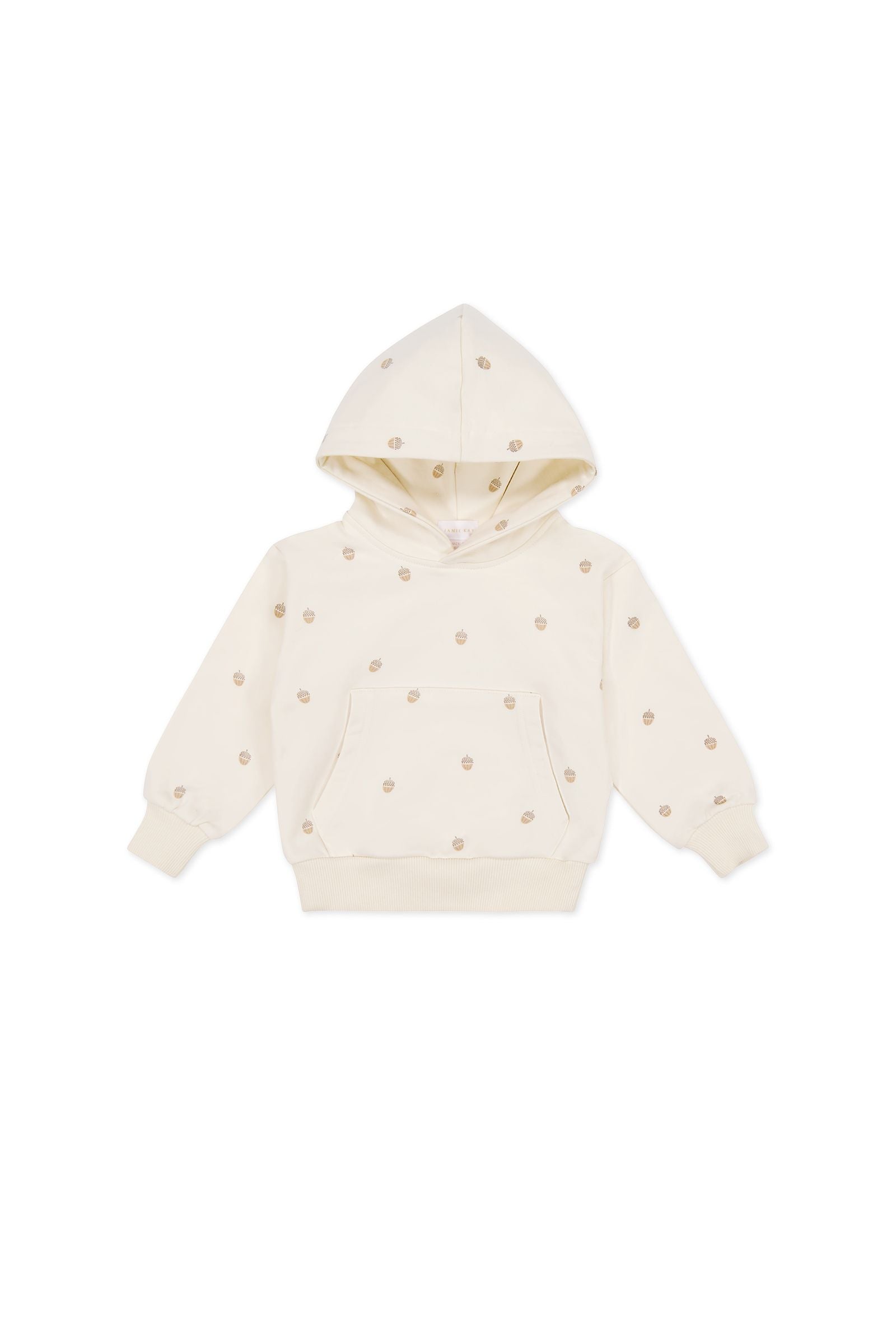 Jamie Kay Erol hoodie - acorns white cap grey