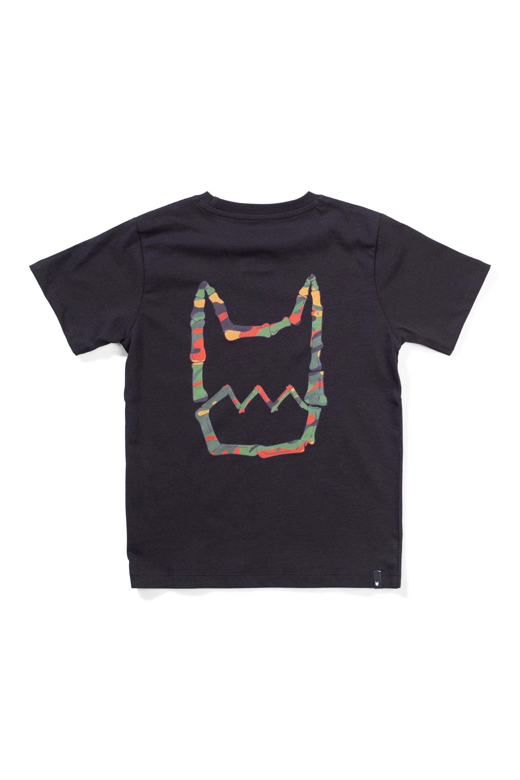 Munster morebones tee in black