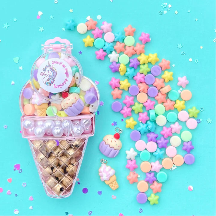 Sweet as Sugar Do It Yourself Ice Cream Shaped Jewellery Making Kit