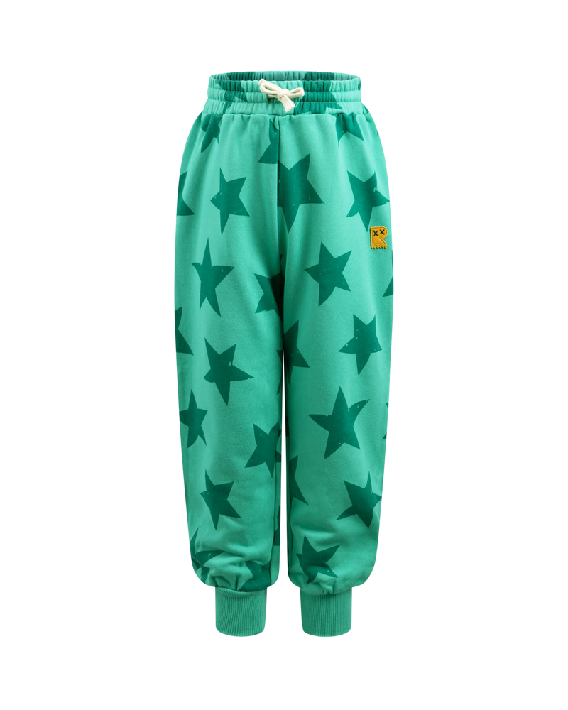 Rock your baby green star track pants