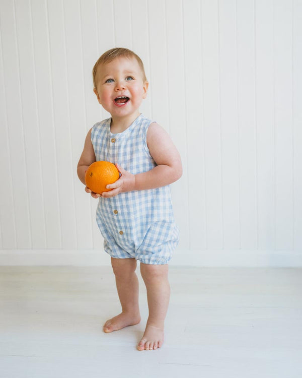 Bebe axel check ss romper