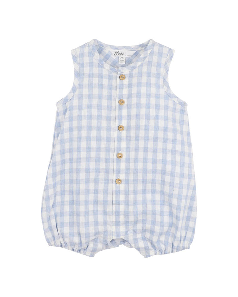 Bebe axel check ss romper