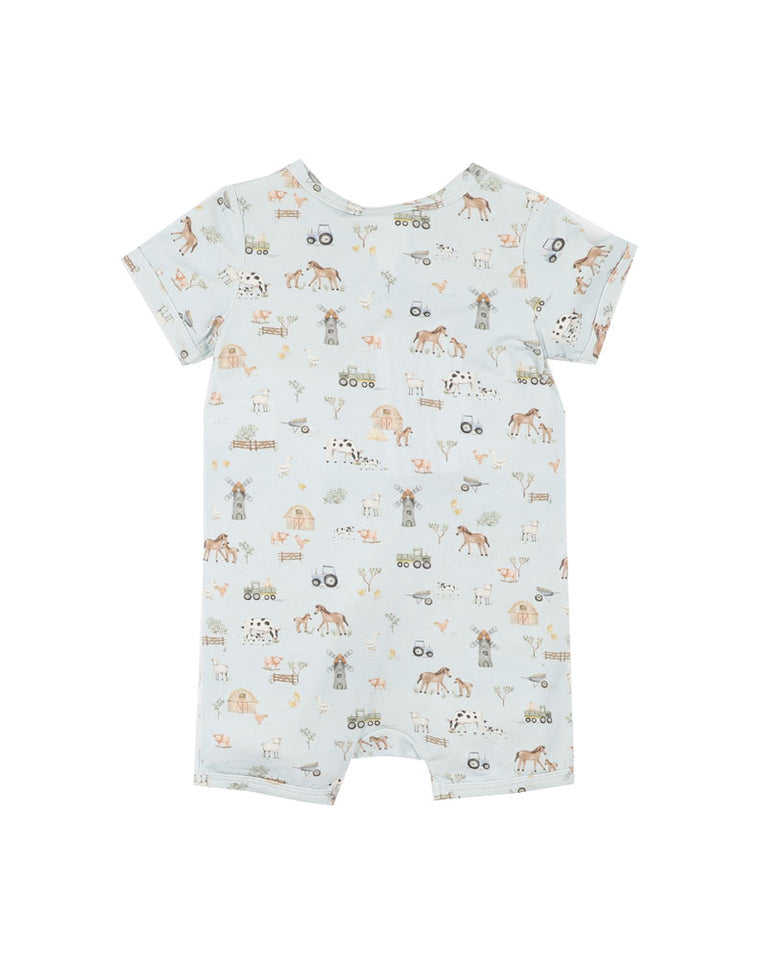 Bebe farm ecocosy ss zipsuit