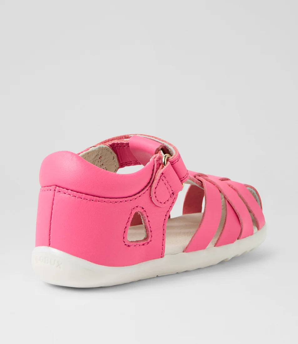 Bobux Tropicana II Step Up Sandles - Pink Lemonade