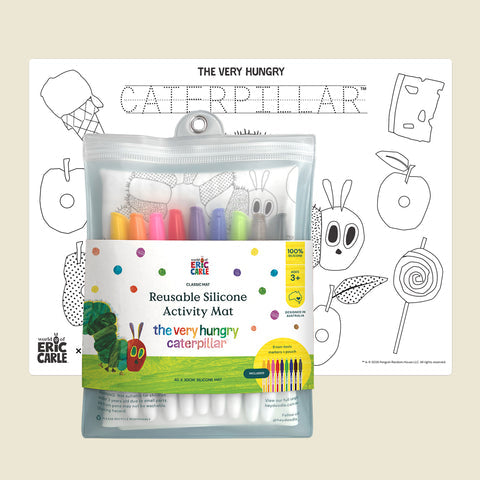 Hey Doodle reusable silicone placemat - The Very Hungry Caterpillar