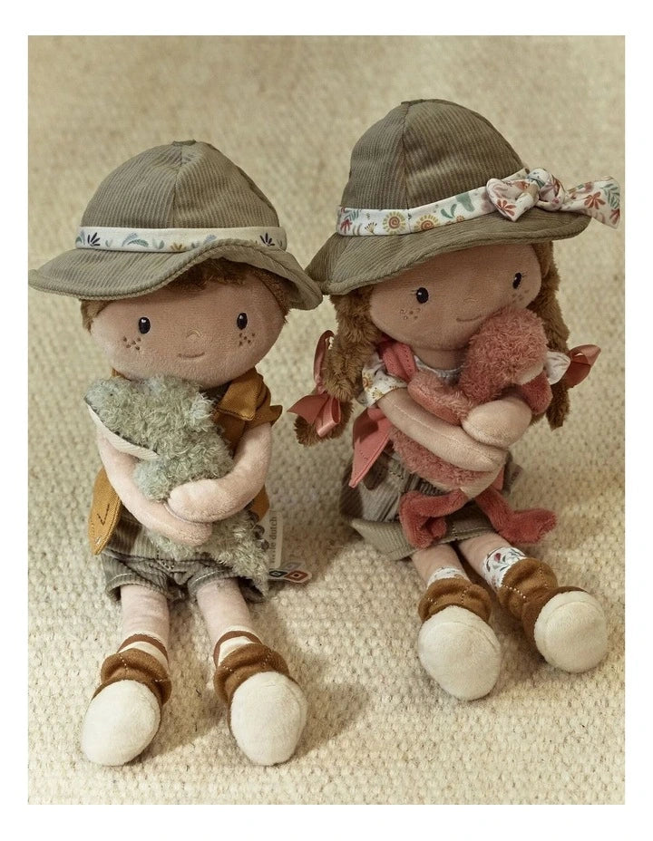 Little Dutch Safari Friends Cuddle Doll - Ranger Rosa