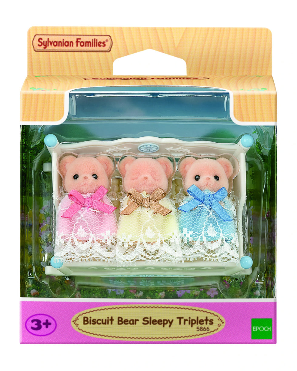 Sylvanian Families - Biscuit Bear Sleepy Triplets