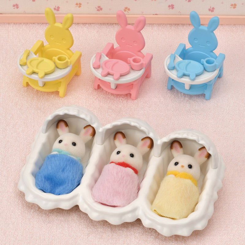 Sylvanian families triplets care set