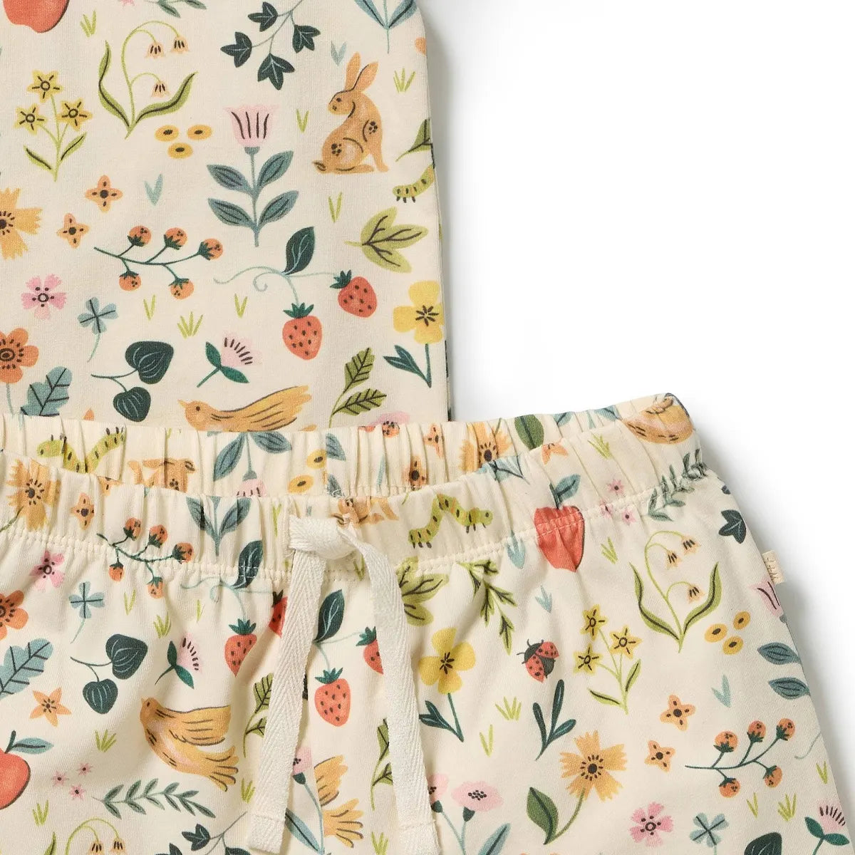 Wilson & Frenchy Summer Garden Organic Short Sleeved Pyjamas