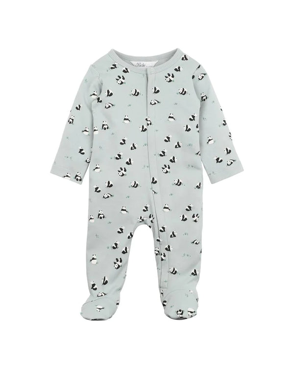 Bebe Angus print LS zip onesie in multicolour