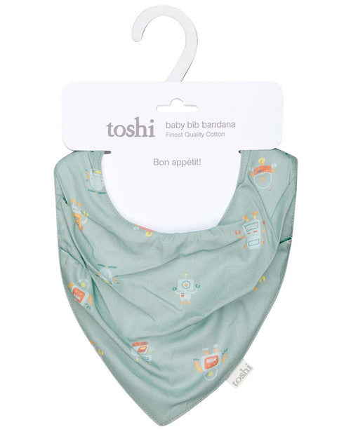 Toshi Baby Bib Bandana - Joyride Robots