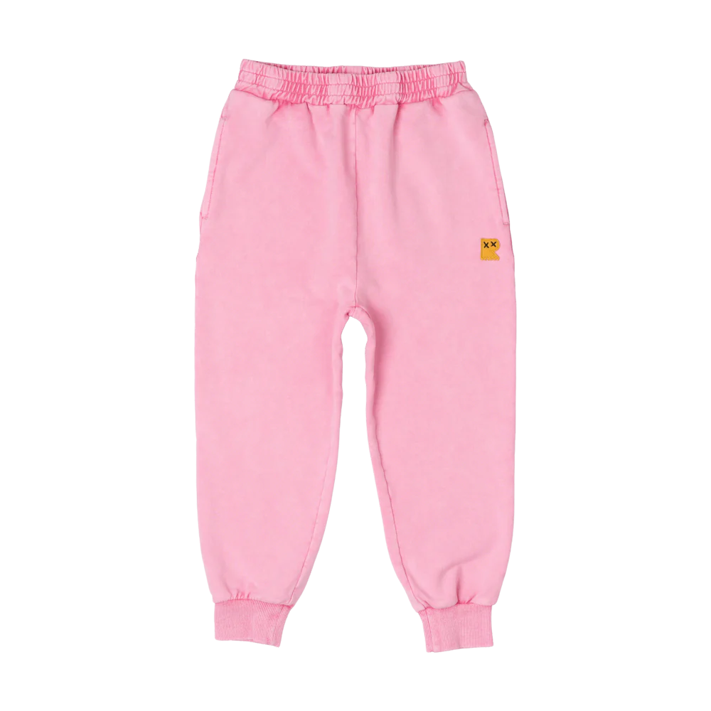 Rock Your Baby Pink Wash Trackpant in Pink